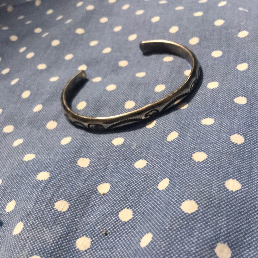 Navajo Bear bracelet cuff